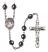 Divina Misericordia Rosary with Hematite Beads