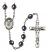 Saint Philip Neri Rosary with Hematite Beads