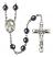 Blessed Emilee Doultremont Engravable Rosary with Hematite Beads