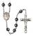 Our Lady of Czestochowa Rosary with Hematite Beads