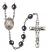 Our Lady of Good Help Engravable Rosary with Hematite Beads