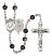 Pope Emeritace Benedict XVI Rosary with Brown Beads