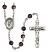 Saint Philip Neri Rosary with Brown Beads