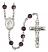 Our Lady the Undoer of Knots Engravable Rosary with Brown Beads