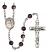 Our Lady of Czestochowa Rosary with Brown Beads