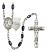 Saint Joseph of Cupertino Rosary with Black Onyx Beads