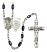 Saint Michael and Army Rosary with Black Onyx Beads