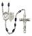 Pope Emeritace Benedict XVI Rosary with Black Onyx Beads