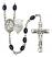 Saint Joseph of Cupertino Rosary with 8X6mm Black Onyx Beads