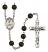 Our Lady of Hope Engravable Rosary with Black Onyx Beads