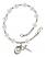 Saint Eugene de Mazenod Engravable Rosary Bracelet with Crystal Beads