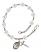 Blessed Caroline Gerhardinger Engravable Rosary Bracelet with Crystal Beads