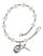 Saint Rafka Engravable Rosary Bracelet with Crystal Beads