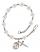 Saint Andrew Kim Taegon Engravable Rosary Bracelet with Crystal Beads