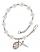 Saint Mary Magdalene of Canossa Engravable Rosary Bracelet with Crystal Beads