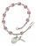 Miraculous Rosary Bracelet with Lite Amethyst Beads