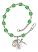 Saint Joseph of Cupertino Rosary Bracelet with Peridot Beads