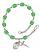 Saint Stephen the Martyr Rosary Bracelet with Peridot Beads