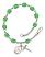 Blessed Emilee Doultremont Engravable Rosary Bracelet with Peridot Beads