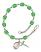 Blessed Herman the Cripple Engravable Rosary Bracelet with Peridot Beads