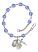 Saint Benedict Rosary Bracelet with Sapphire Beads