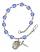 Saint Wolfgang Engravable Rosary Bracelet with Sapphire Beads