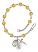 Saint Joseph of Cupertino Rosary Bracelet with Topaz Beads