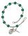 Saint Henry II Engravable Rosary Bracelet with Zircon Beads