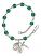 Saint Joseph of Cupertino Rosary Bracelet with Zircon Beads