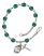 Saint John Neumann Engravable Rosary Bracelet with Zircon Beads