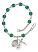 Our Lady of Guadalupe Engravable Rosary Bracelet with Zircon Beads