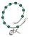 Saint Perpetua Engravable Rosary Bracelet with Zircon Beads