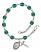 Blessed Pier Giorgio Frassati Engravable Rosary Bracelet with Zircon Beads