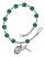 Saint Angela Merici Engravable Rosary Bracelet with Zircon Beads