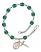 Saint Arnold Janssen Engravable Rosary Bracelet with Zircon Beads