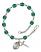 Saint Joachim Engravable Rosary Bracelet with Zircon Beads