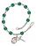 Saint Ivo of Kelmartin Engravable Rosary Bracelet with Zircon Beads