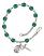 Saint Dismas Engravable Rosary Bracelet with Zircon Beads