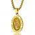 Gold-plated Saint Christopher Necklace