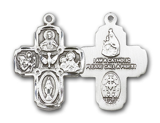 Catholic Four Way Medals