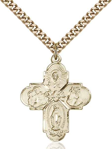 Gold-Filled 4-Way Pendant