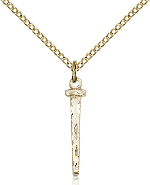 Gold-Filled Nail Pendant