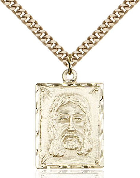 Gold-Filled Holy Face Pendant