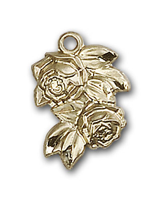 Gold-Filled Rose Pendant
