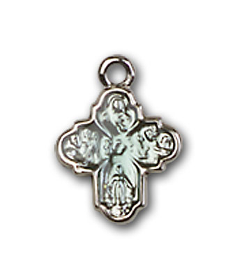 Sterling Silver 4-Way Pendant