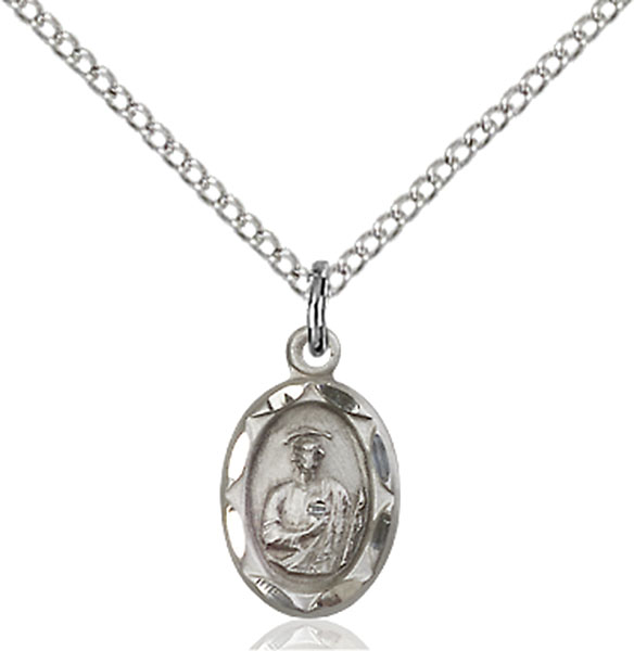 Sterling Silver St. Jude Pendant