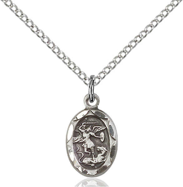 Sterling Silver St. Michael the Archangel Pendant