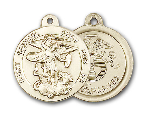 Gold-Filled St. Michael the Archangel Pendant