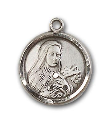 Sterling Silver St. Theresa Pendant