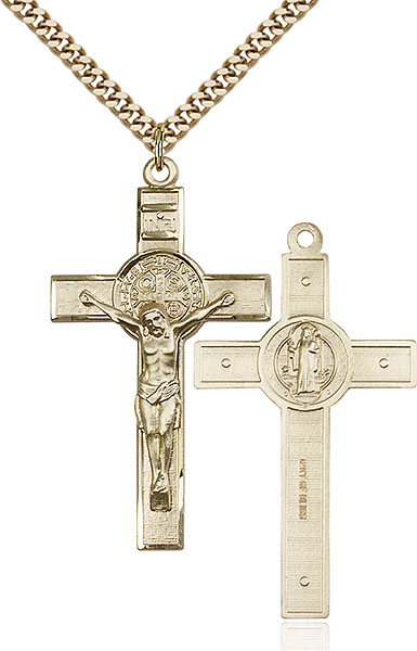 Gold-Filled St. Benedict Crucifix Pendant